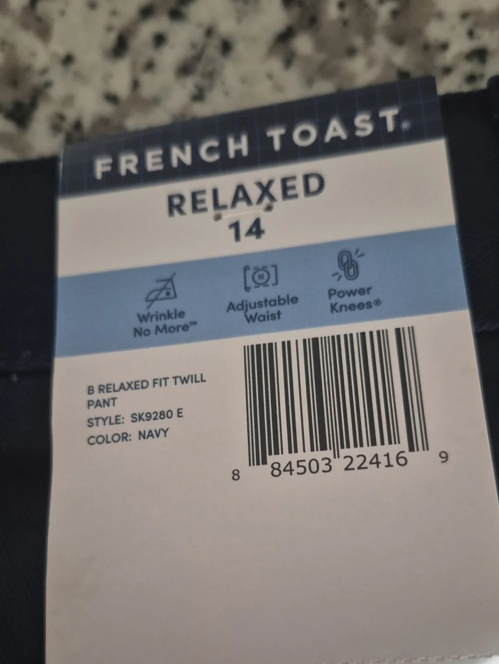 NEW French Toast Relaxed Navy School Pants